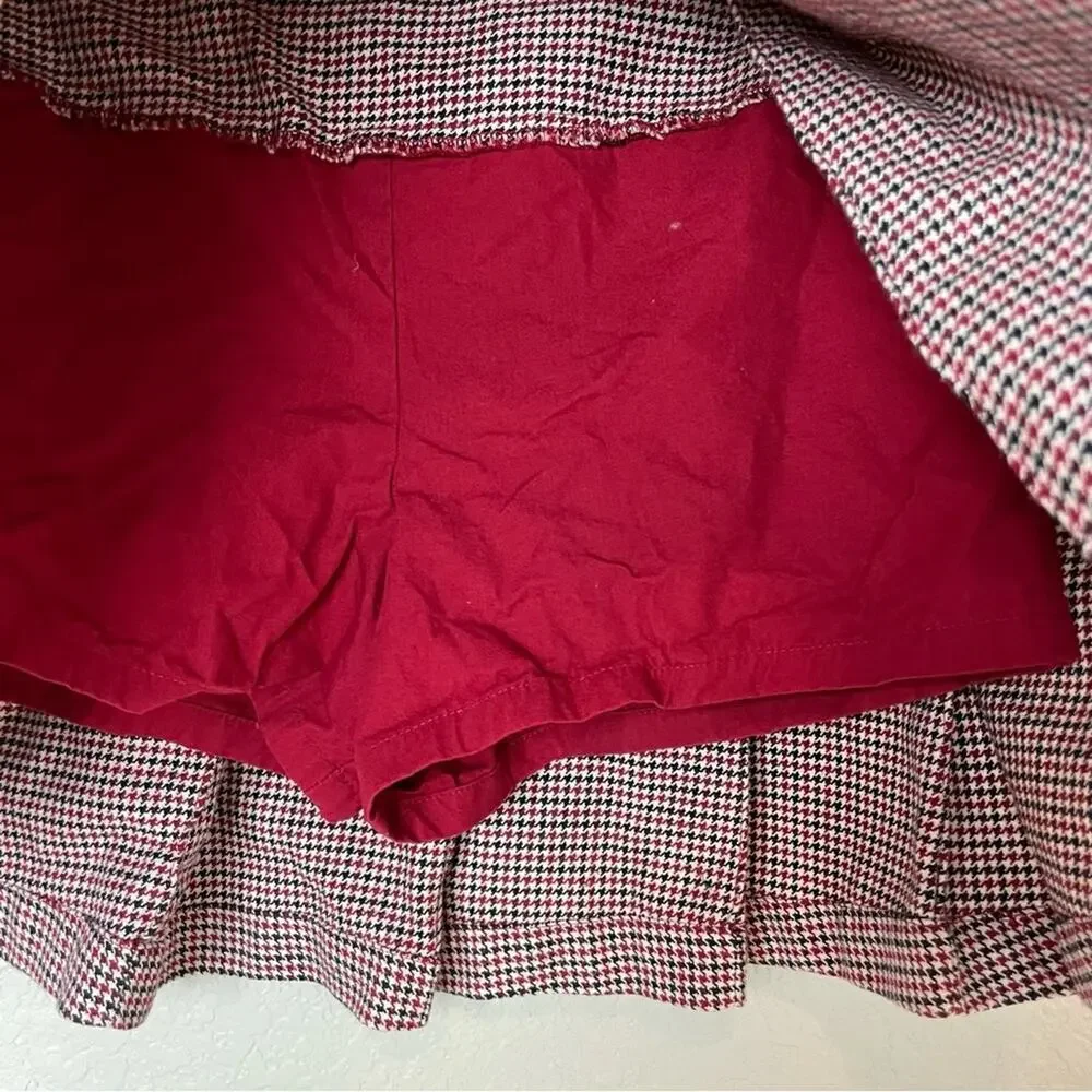 GYMBOREE Houndstooth Pleated Skort Size 10